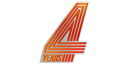 Sticker | 4 Years Metallic